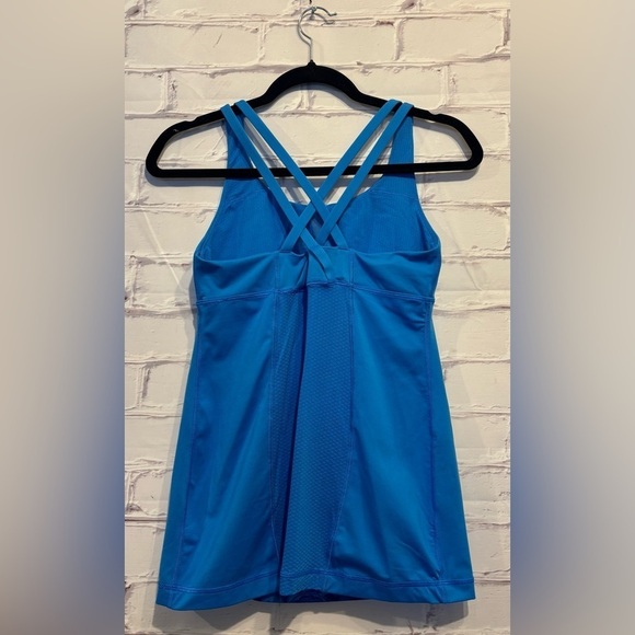 Lululemon Energy Tank Paisley Cornflower / Cornflower Size 8 - Picture 8 of 9